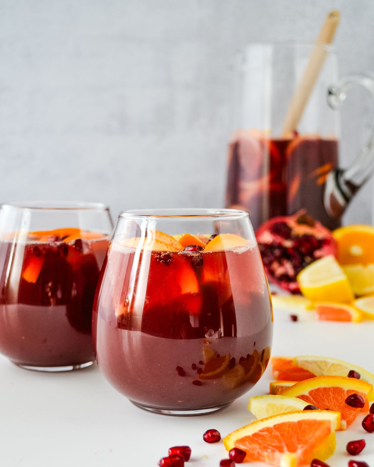 Nonalcoholic Spiced Elderberry Sangria